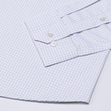 Jynx Blue Check Button Down Cotton Shirt