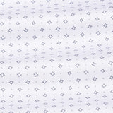 Santry Navy Blue Geometric Printed Cotton Shirt