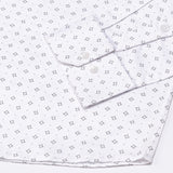 Santry Black Geometric Printed Cotton Shirt