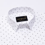 Santry Black Star Geometric Printed Cotton Shirt - John Ellies