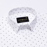 Santry Black Star Geometric Printed Cotton Shirt - John Ellies