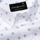Santry Blue Geometric Printed Cotton Shirt - John Ellies