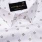 Santry Brown Geometric Printed Cotton Shirt - John Ellies