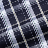 Celsi Navy Blue Check Cotton Shirt