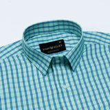 Celsi Lime Check Cotton Shirt