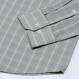 Celsi Sage Grey Check Cotton Shirt