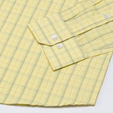 Celsi Yellow Check Cotton Shirt