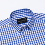 Floxiix Blue Check Cotton Shirt - John Ellies