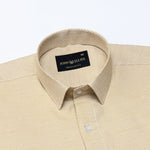 Floxiix Yellow Geometric Textured Cotton Shirt - John Ellies