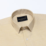 Floxiix Yellow Geometric Textured Cotton Shirt - John Ellies