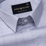 Floxiix Grey Check Cotton Shirt - John Ellies