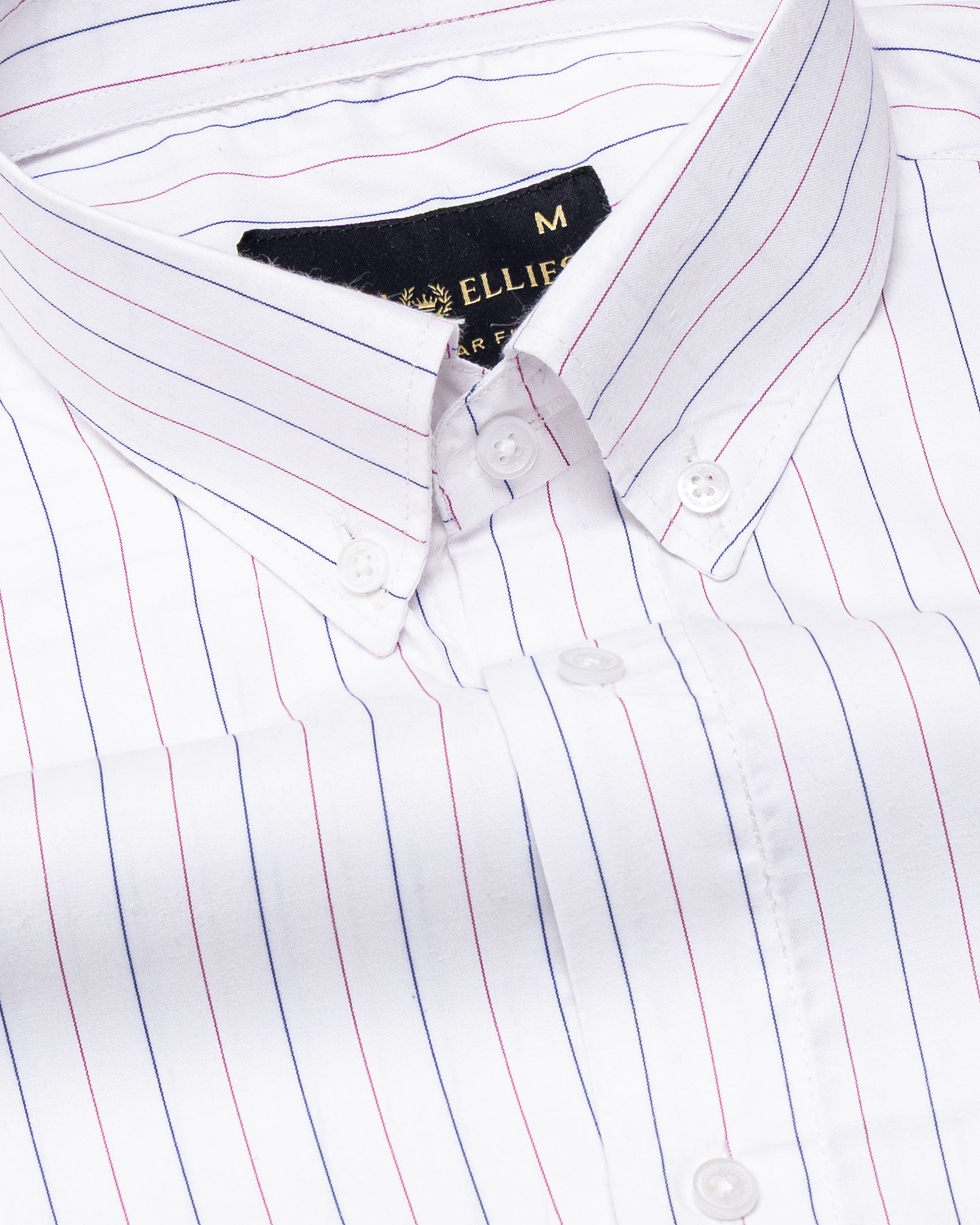 Serene Pink Stripes Button Down Cotton Shirt - John Ellies