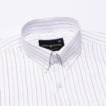 Serene Pink Stripes Button Down Cotton Shirt - John Ellies