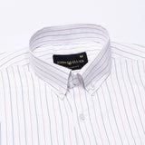 Serene Pink Stripes Button Down Cotton Shirt - John Ellies