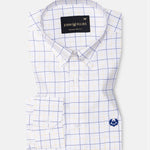 Ruvin Yellow Check Button Down Cotton Shirt - John Ellies