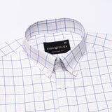 Ruvin Yellow Check Button Down Cotton Shirt - John Ellies