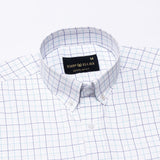 Ruvin Green Check Button Down Cotton Shirt - John Ellies