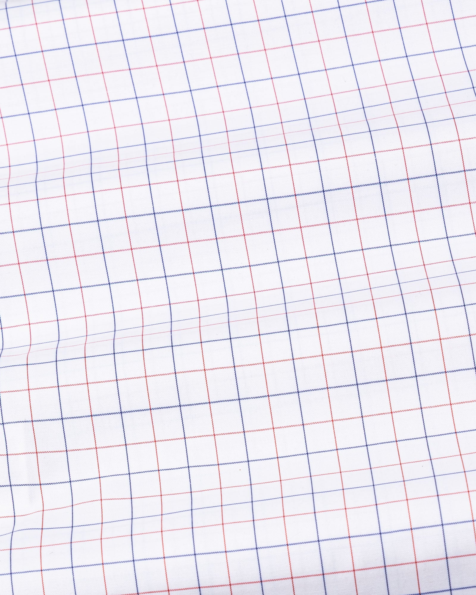 Ruvin Red Check Button Down Cotton Shirt - John Ellies