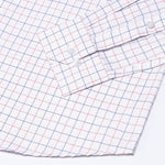 Ruvin Red Check Button Down Cotton Shirt - John Ellies