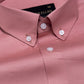 Griphen Pink Plain Button Down Cotton Shirt - John Ellies