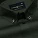 Griphen Green Plain Button Down Cotton Shirt - John Ellies