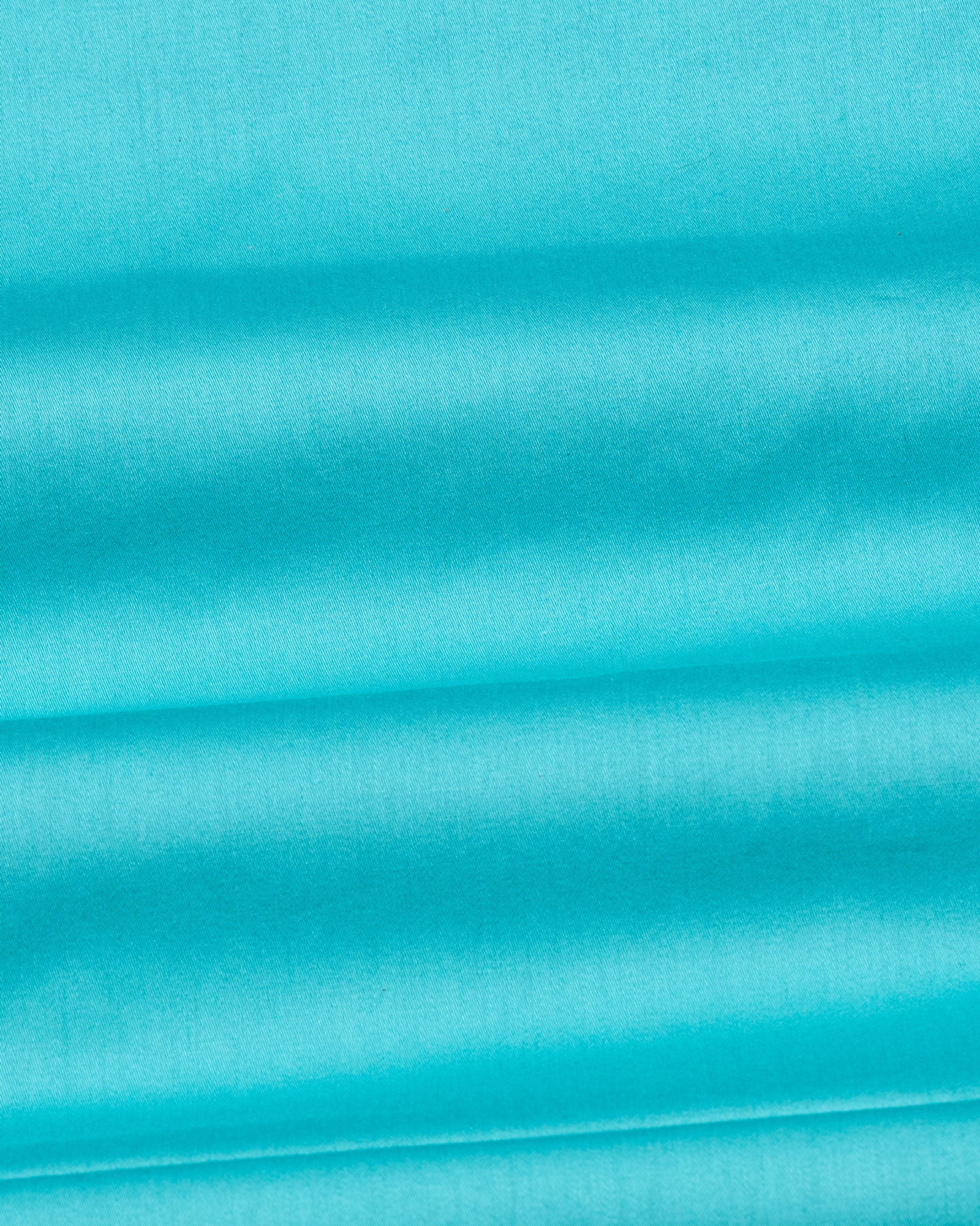 Griphen Cyan Plain Button Down Cotton Shirt - John Ellies