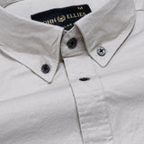 Xenors Tan Plain Double Pocket Cotton Shirt - John Ellies