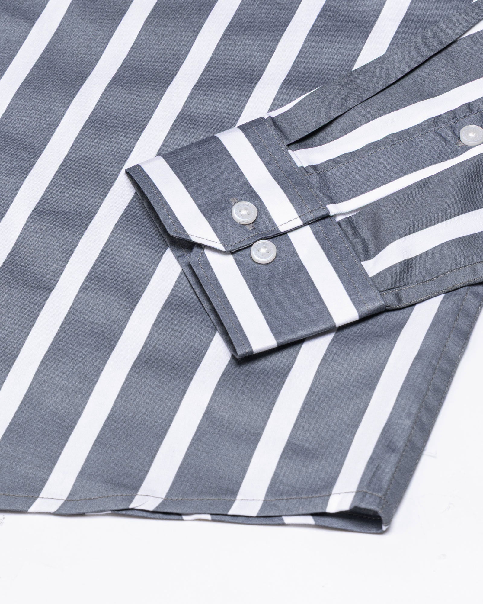 Cardinal Grey Premium Cotton Stripes Shirt - John Ellies