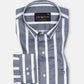 Cardinal Grey Premium Cotton Stripes Shirt - John Ellies