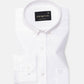 Regent White Plain Button Down Oxford Cotton Shirt - John Ellies
