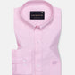Regent Pink Plain Button Down Oxford Cotton Shirt - John Ellies