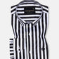 Holend Black Premium Cotton Stripes Shirt - John Ellies