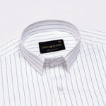 Magath Blue Premium Cotton Stripes Shirt - John Ellies