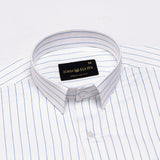 Magath Blue Premium Cotton Stripes Shirt - John Ellies