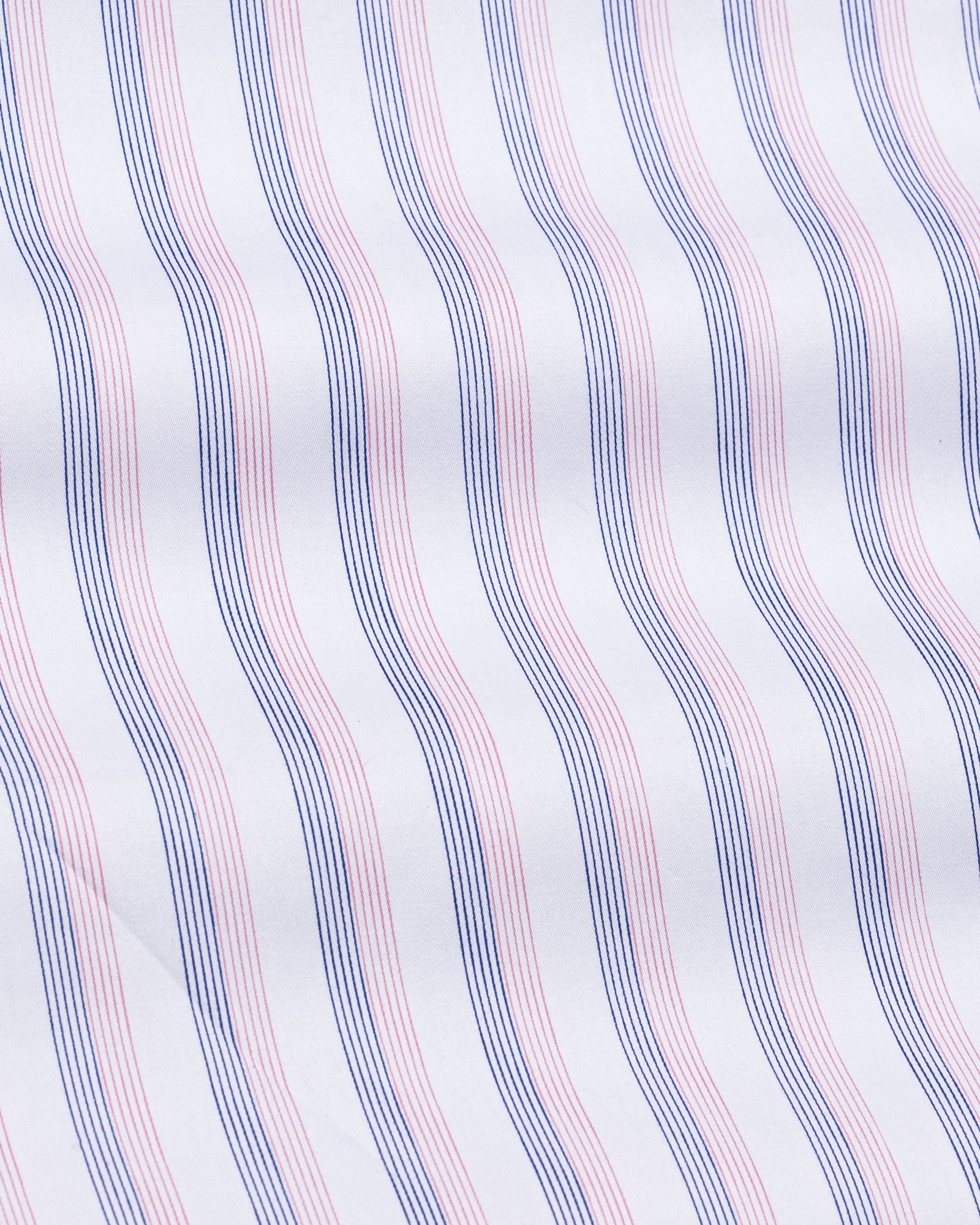 Magath Pink And Blue Stripes Premium Cotton Shirt - John Ellies