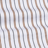 Magath Brown Stripes Premium Cotton Shirt - John Ellies
