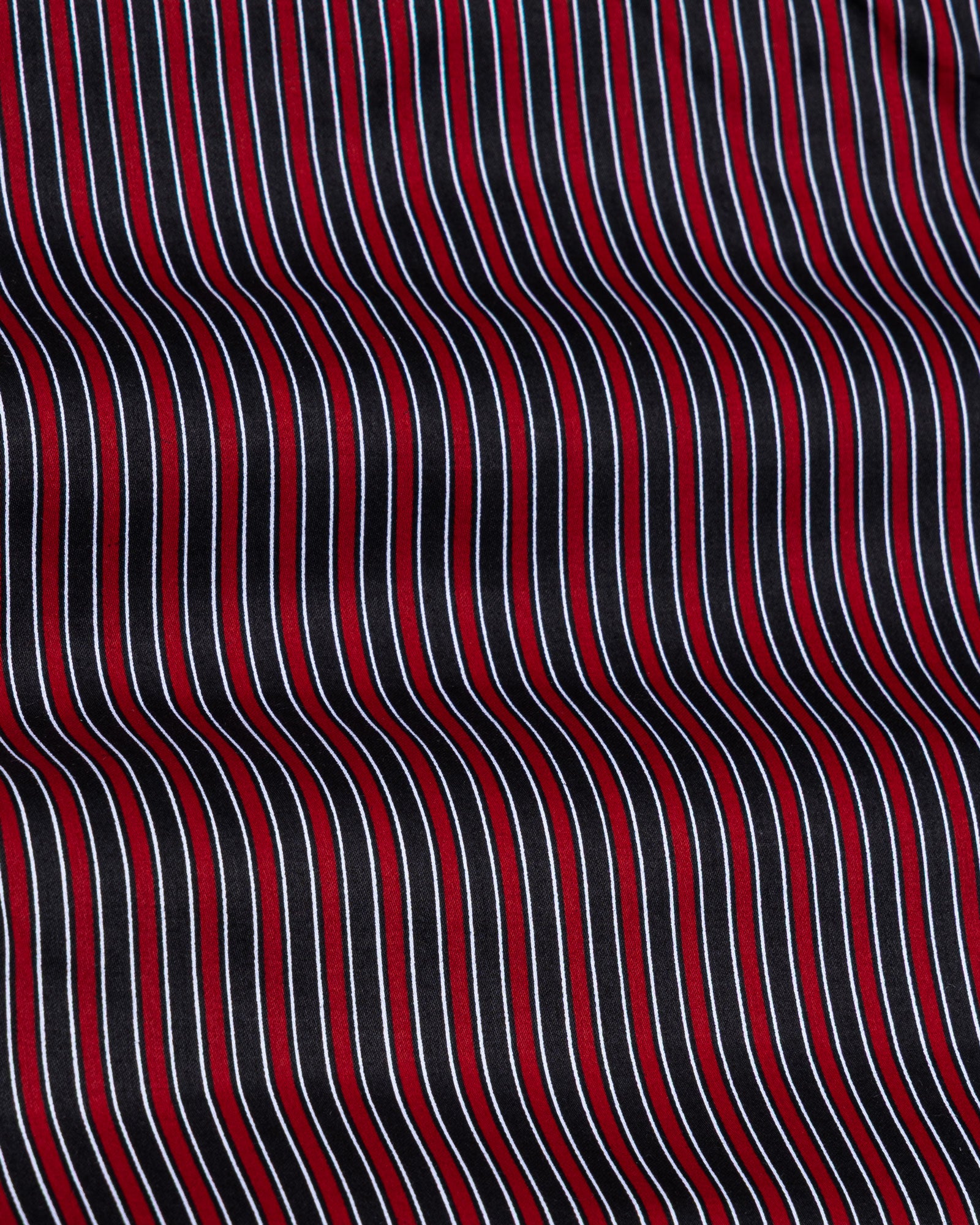 Magath Red And Black Stripes Premium Cotton Shirt - John Ellies