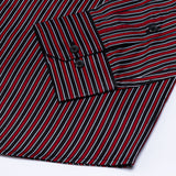 Magath Red And Black Stripes Premium Cotton Shirt - John Ellies