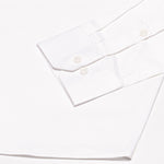 Zink White Plain Cotton Shirt - John Ellies