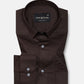 Zink Brown Plain Cotton Shirt - John Ellies