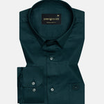 Zink Green Plain Cotton Shirt - John Ellies