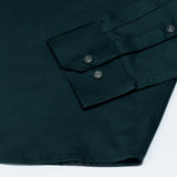 Zink Green Plain Cotton Shirt - John Ellies
