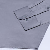 Zink Silver Plain Cotton Shirt - John Ellies