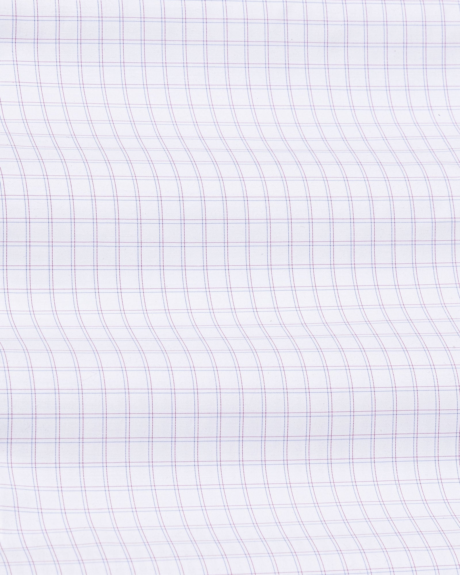 Helston Maroon Check Cotton Shirt - John Ellies