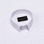 Helston Maroon Check Cotton Shirt - John Ellies