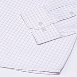 Helston Maroon Check Cotton Shirt - John Ellies