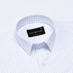 Helston Blue Check Cotton Shirt - John Ellies