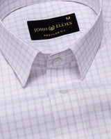Helston Pink Check Cotton Shirt