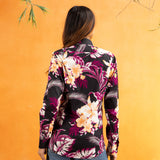 Bloom Pink Design Cotton Women Shirt - John Ellies