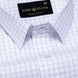 Helston Navy Blue Check Cotton Shirt - John Ellies